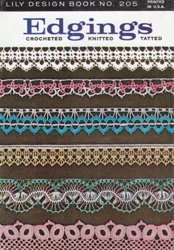 Edgings: crocheted, knitted, tatted
