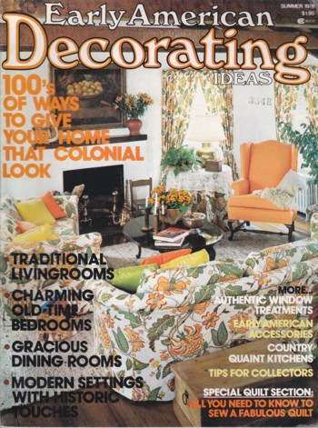 Image for Early American Decorating Ideas Summer 1978 Vol 1 No 2