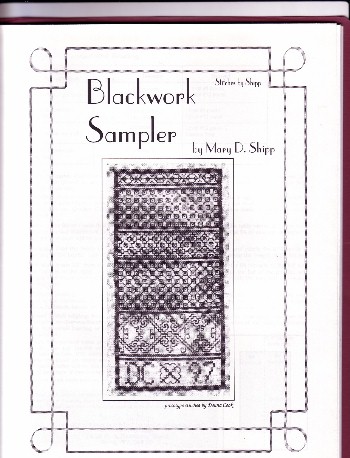 Blackwork Sampler