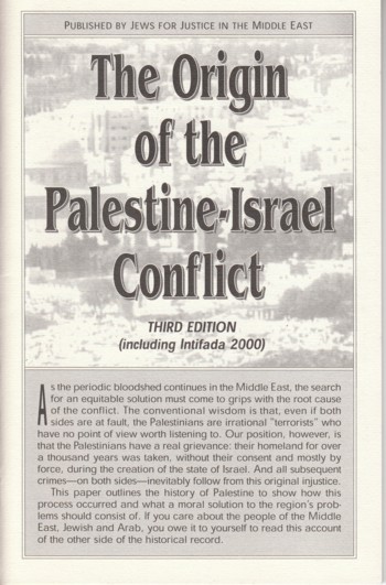 Origin of the Palestine-Israel Conflict 2nd edition