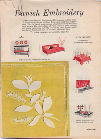 Image for (Excerpts) Danish Embroidery April 1956 and June 1958