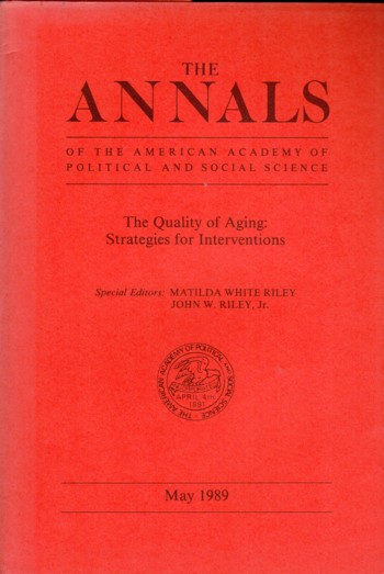 Image for Quality of Aging: strategies for intervention