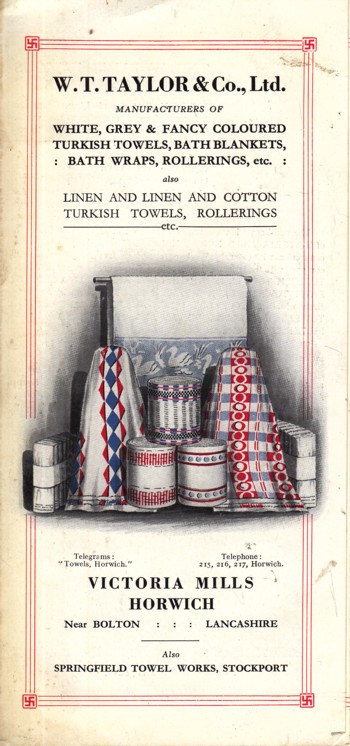 Image for (advertisement) Victoria Mills Horwich Towels