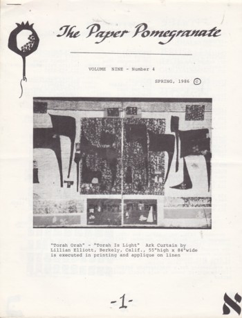 Image for Paper Pomegranate Volume ix Number 4 Summer 1986