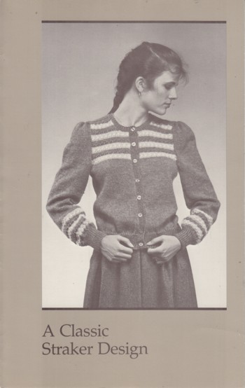 Song of Norway Cardigan #877-C Knit a striped cardigan sweater