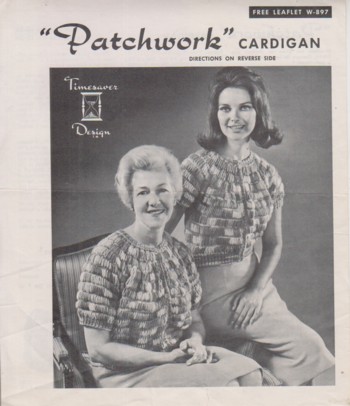 Image for "Patchwork" Cardigan W-897