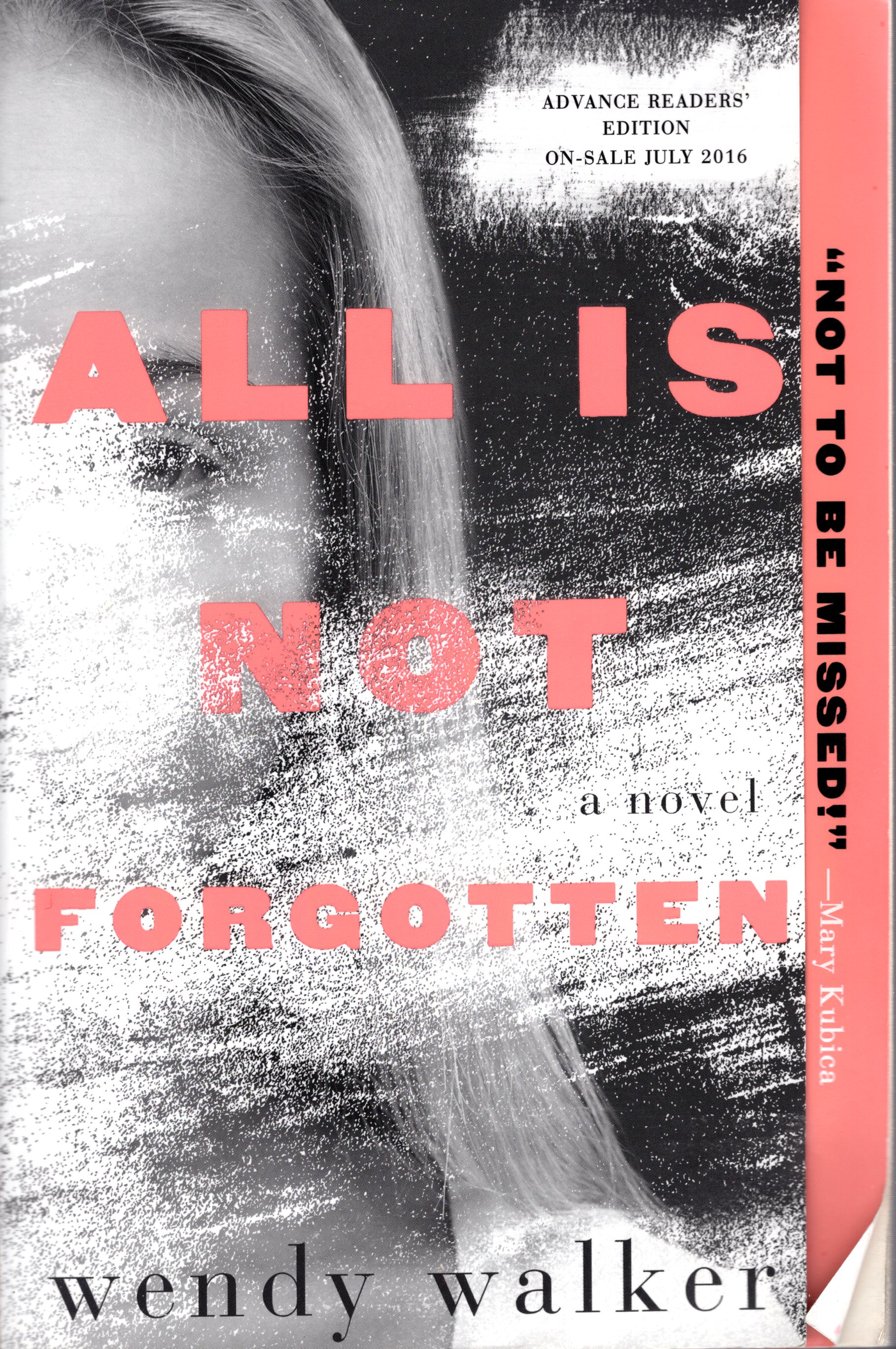 Image for All Is Not Forgotten a novel