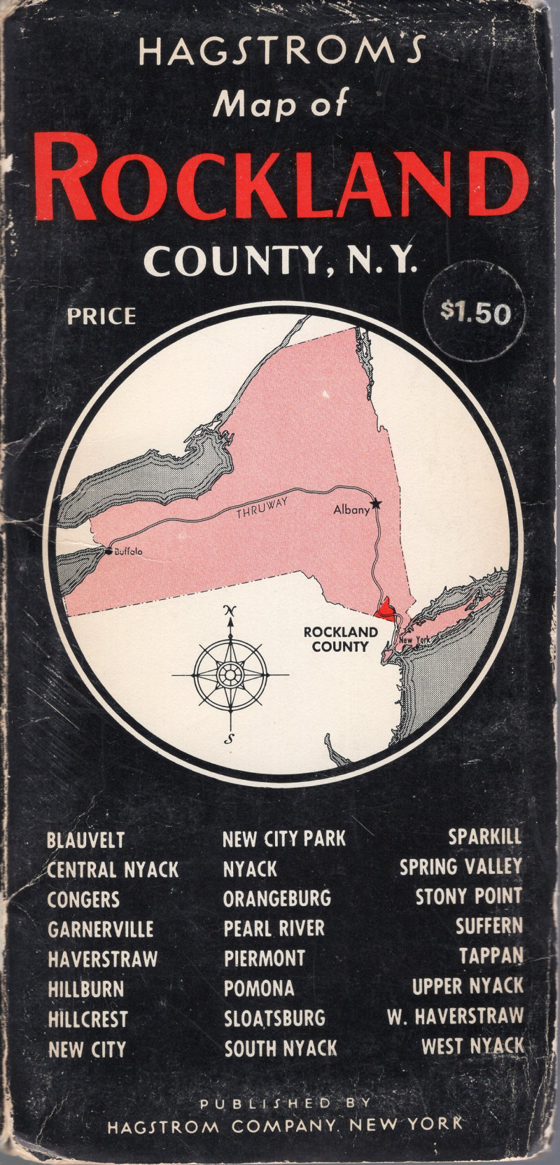 Image for Map of Rockland County, NY