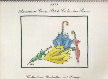 Image for 1979 AMERICAN CROSS STITCH CALENDAR SERIES